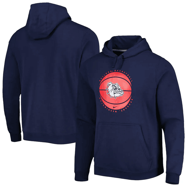 Men's Georgia Bulldogs Navy Basketball Pullover Hoodie Men's Georgia Bulldogs Navy Basketball Pullover Hoodie